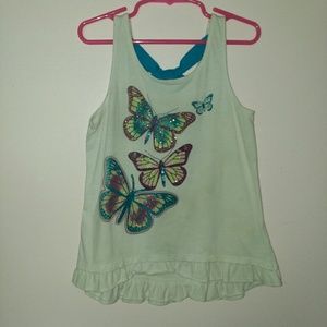 Butterfly printed tank top